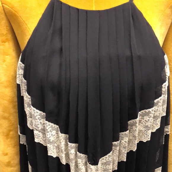 Women’s As U Wish pleated black mini dress - Picture 6 of 11